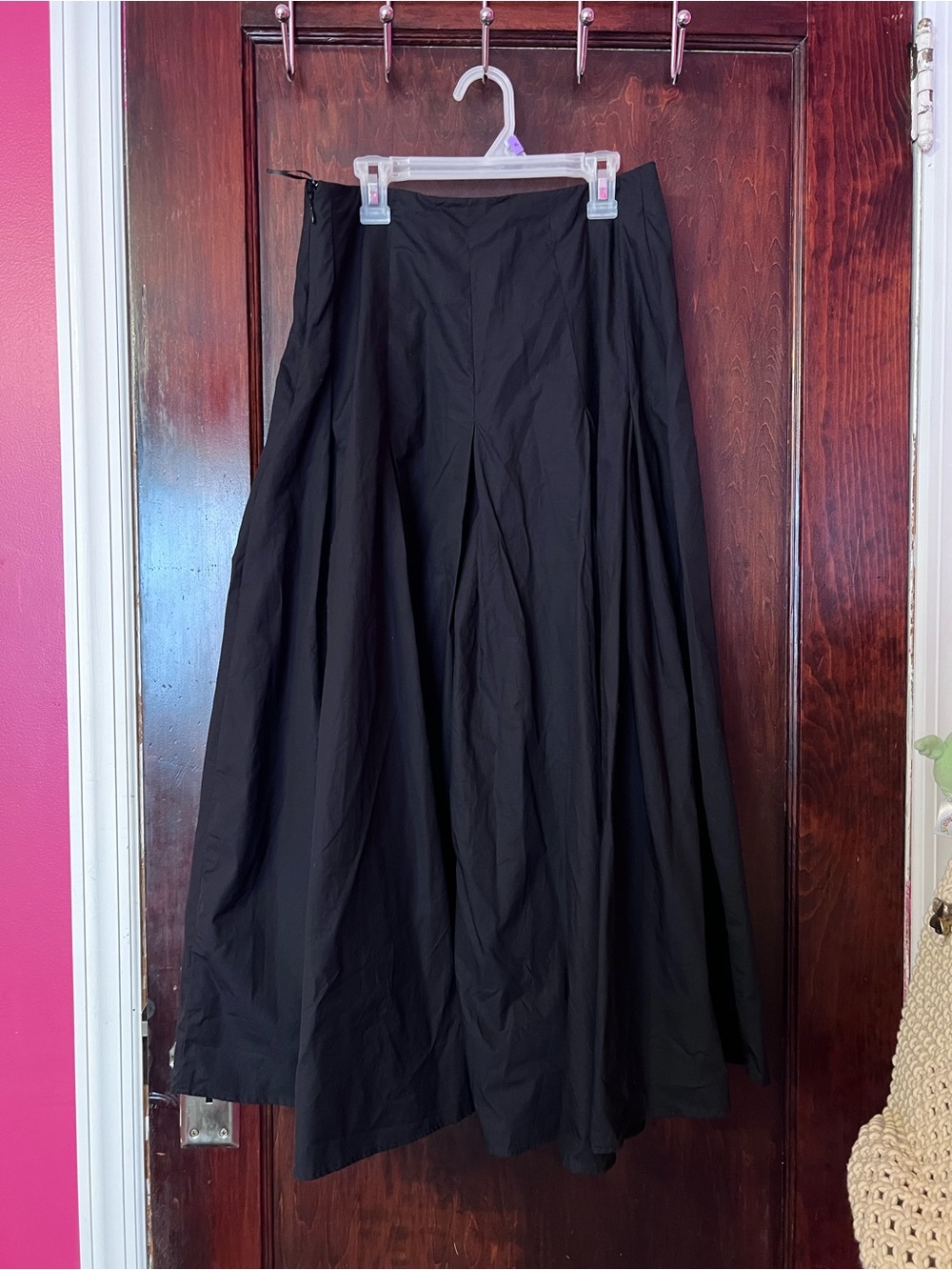 Divided Black Full A-Line Maxi Skirt